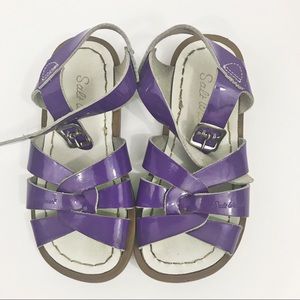 Salt Water Sandals , Girls Purple, size 9